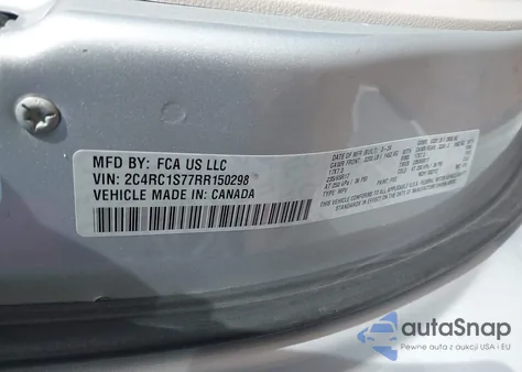 2024 Chrysler Pacifica Hybrid Select из США, поврежденный, VIN 2C4RC1S77RR150298